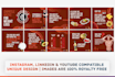 design linkedin, instagram carousel, social media carousel