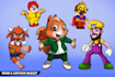 draw a cartoon character