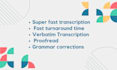 transcribe audio or video file in english