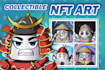 create custom nft art, pfp nft, anime nft, nft collection