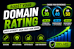 increase domain rating ahrefs dr30, dr40 and dr50 plus