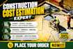 do construction cost estimation and material takeoffs