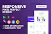 convert psd to html, figma to html, xd to html using responsive css bootstrap