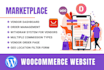 build multi vendor ecommerce woocommerce website