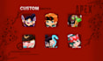 make amazing twitch emotes with awesome art style for you