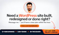 design, redesign, or fix a wordpress website