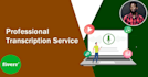 convert your audio or video into clean, accurate transcripts