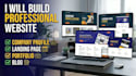 build professional website, landing page, company profile