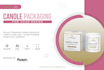 custom candle box packaging and candle label design