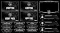 make custom professional animated twitch overlay, twitch stream overlay