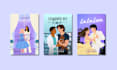 make professional illustrated romance book covers