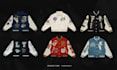 design college varsity jacket for streetwear clothing brand