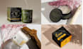 do elegant candle label, product label and packaging design