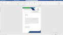 design professional business letterhead, invoice, and stationery in word
