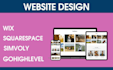 wix website design, wix ecommerce, wix SEO, squarespace, gohighlevel, weebly
