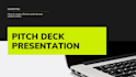 design a pitch deck PPT presentation