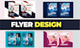 design holiday flyers and black friday sales ads