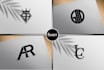 design modern monogram and initial business logo