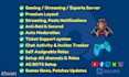 setup gaming and streaming discord server professionally