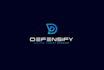 do crypto cyber security tech and technology logo design