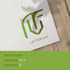 modern abstract lettering logo design