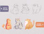 create cute animal character, cartoon mascot