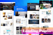 create a modern wordpress website and   landing page with elementor pro