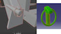 convert your blender file as stl up to 10mb to cad format