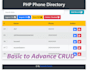 develop a custom website with a PHP backend