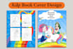 design kids coloring book cover for kdp book cover design