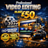 do professional video editing
