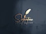 do notary, law, signature logo design