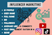 find the best instagram and tik tok influencers