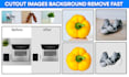 cut out images background remove fast delivery