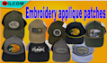digitize embroidery custom applique patches with flat logo