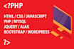 develop custom php website or web application