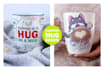 create eye catching custom mug design with mockup