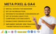setup ga4, google analytics 4, and facebook, meta pixel conversion API