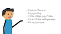 create simple 2d animation in stick figure version