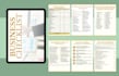 design checklist, workbook, tracker, and form on canva