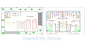 provide architectural draftsman and 2d floor plans