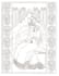 design medieval and occult coloring book illustration