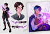 draw fantasy and dungeons and dragons charater