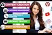 be your social media manager and virtual assistant
