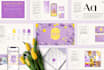 design a bold, playful, and feminine logo and brand guide