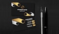 do luxury and minimal business card design