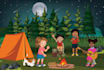 draw cute children book illustration