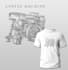 make linocut or cartoon illustration for t shirts