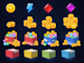 create 2d game assets, props, and icons for your game