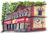 create a watercolor portrait of your house or building